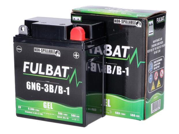Batterie Gel convient pour YAMAHA DT250 Enduro année 77-79 (6N6-3B-1)