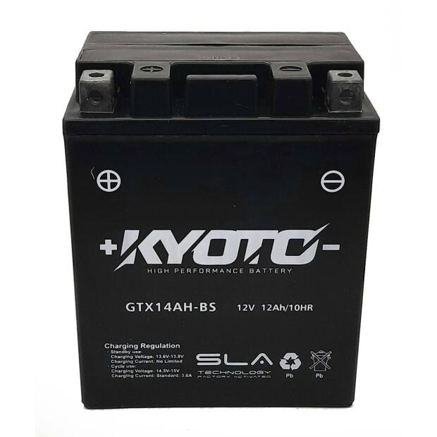 KYOTO Batterie passend für HONDA TRX200 Fourtrax Bj 84 (YTX14AH-BS)