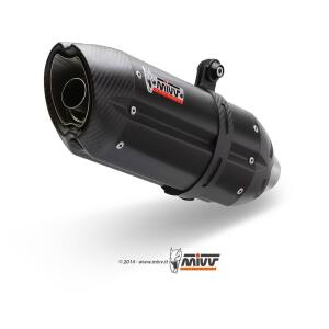 MIVV Auspuff für Kawasaki NINJA 300 13-16 SUONO Edelstahl Carbon-Endk. SLIP-ON