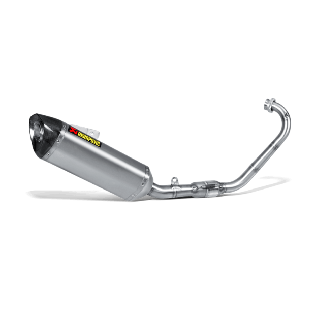Auspuff für 125 ccm YAMAHA MT-125 Bj.14-16 Komplettanlage AKRAPOVIC