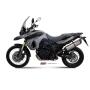 MIVV SUONO Edelstahl mit Carbon-Endkappe SLIP-ON für BMW F 650 GS Bj. 08-12