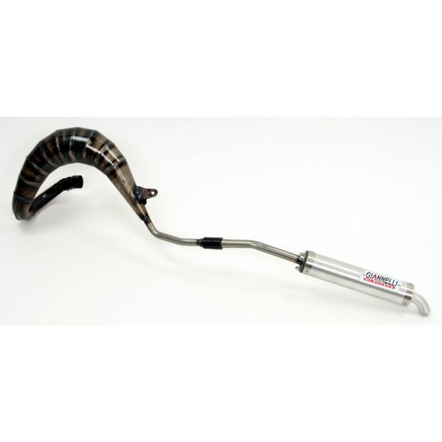 Exhaust suitable for BETA RR 50cc 50 Supermoto year 03-04 complete system aluminium