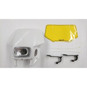 Lampenmaske passend für HONDA XR 400 weiß mit...