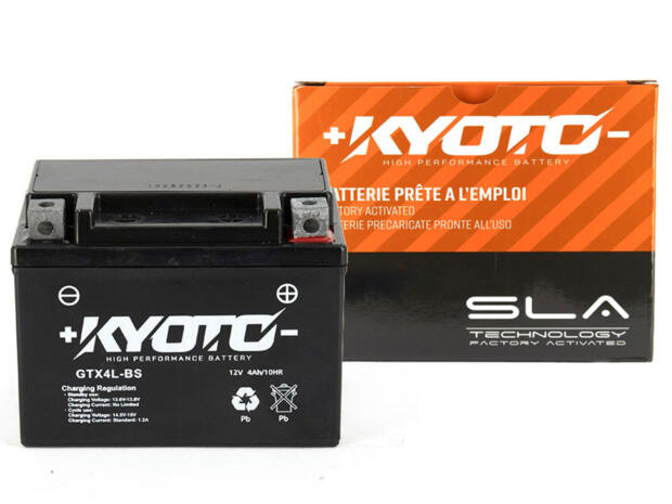 Batterie für HONDA ST 50 Dax Bj 88-97 GTX4L-BS Kyoto Gel SLA AGM