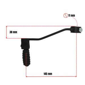 Sélecteur de vitesse pour Honda XR 350cc 350 R année 84-89 pliable