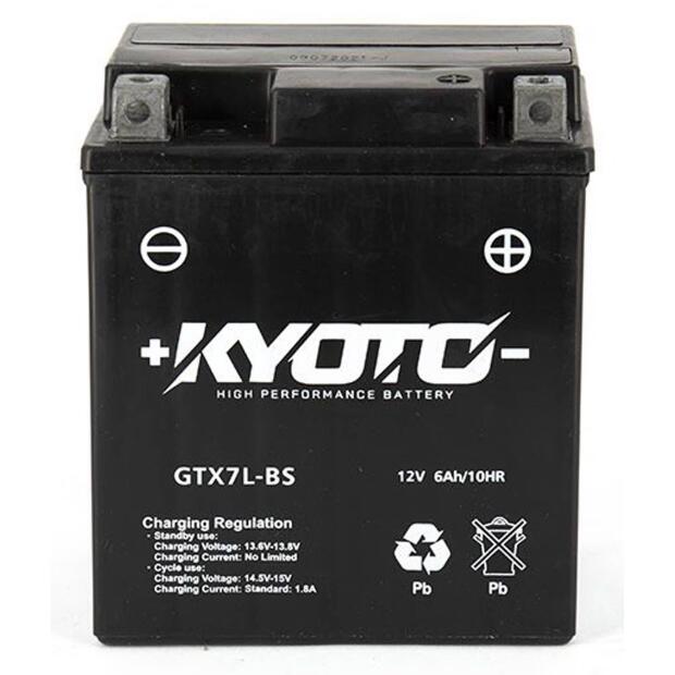 KYOTO Batterie passend für HONDA Vision 110 ab Bj 12 (YTX7L-BS)