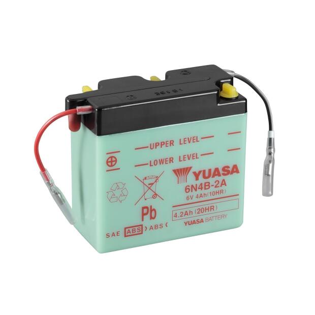 YUASA Batterie passend für SUZUKI TS 250 Savage 250ccm Bj 73-81 (6N4B-2A)