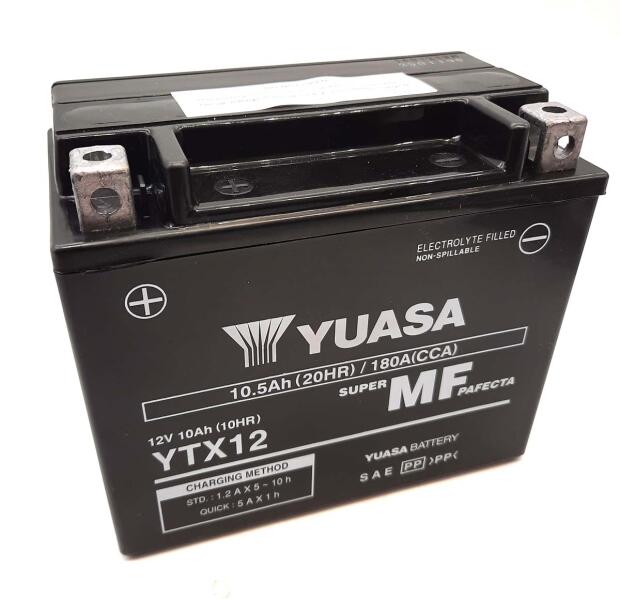 YUASA Batterie für APRILIA Scareo 250 250ccm Bj 06-10 (YTX12-BS)