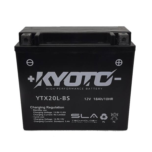 KYOTO Batterie passend für MOTO-GUZZI Bellagio Bj 10-15 (YTX20L-BS)