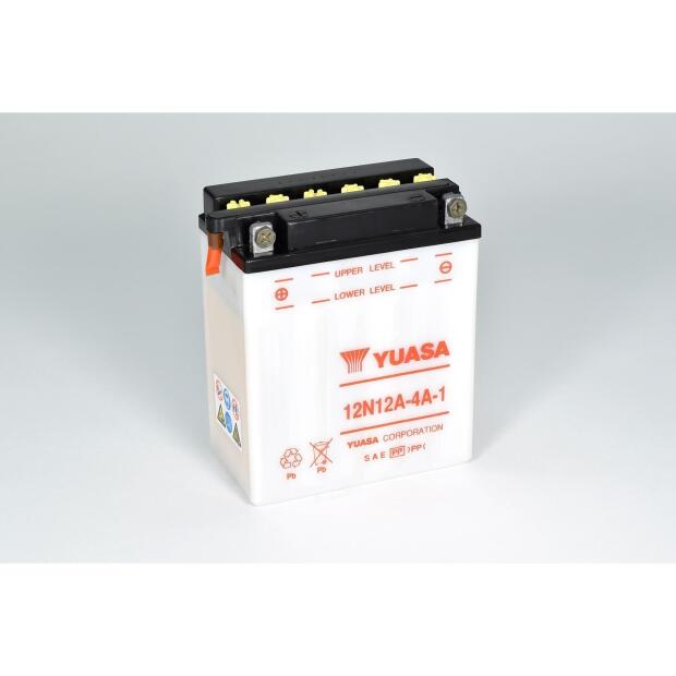 YUASA Batterie passend für HONDA CB 450 450ccm Bj 75-77 (12N12A-4A-1)