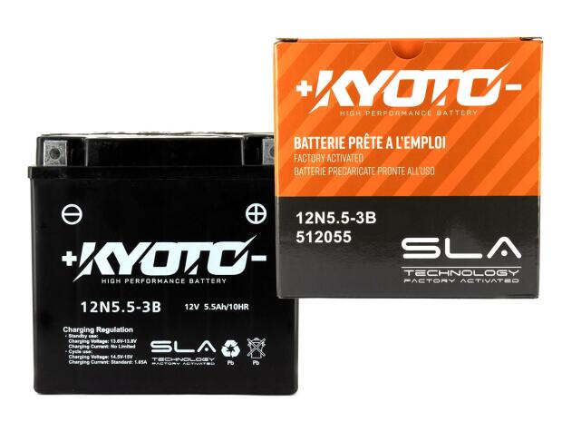 KYOTO Batterie passend für YAMAHA WR 125 R ab Bj 08 (12N5,5-4A)