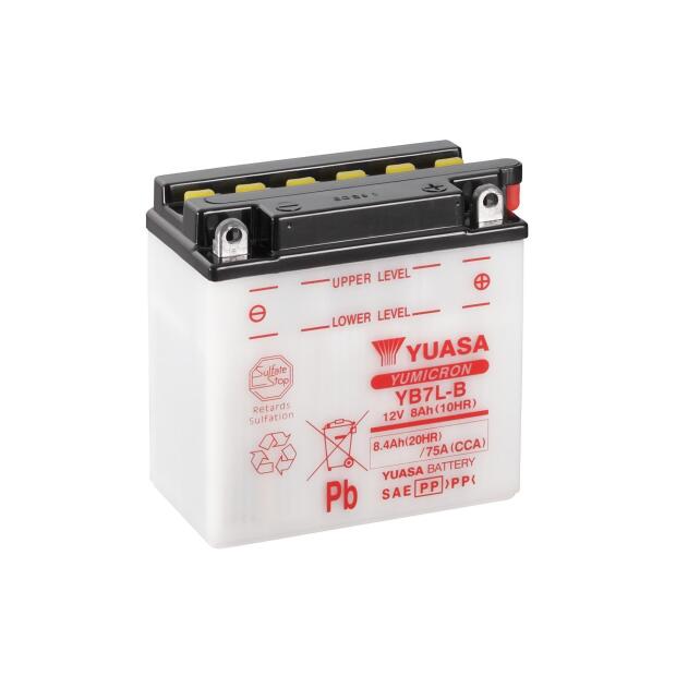 YUASA Batterie passend für YAMAHA YL2C/CM 100ccm Bj 68 (YB7L-B)