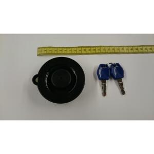 Tankdeckel YAMAHA DT 80 MX/MXS schwarz abschließbar