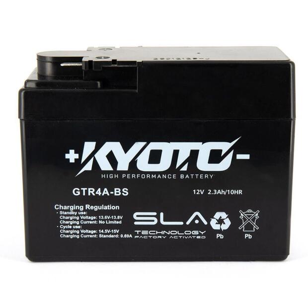 KYOTO Batterie passend für HONDA SJ 50 Bali KAT Bj 93-01 (YTR4A-BS)