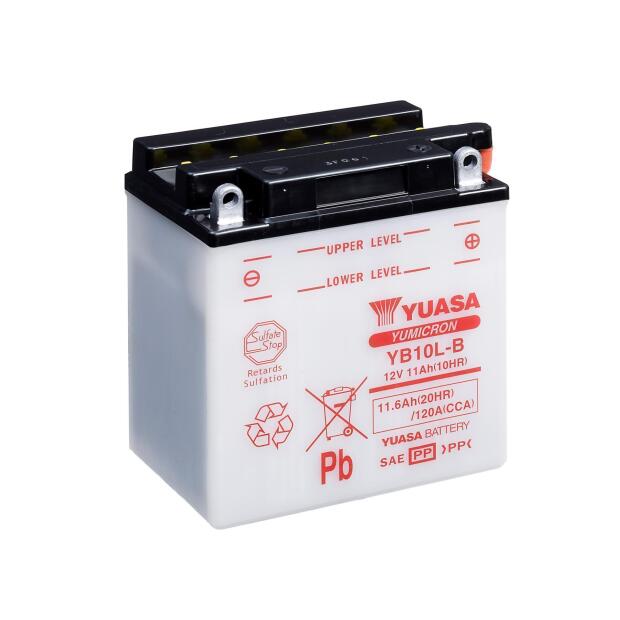 YUASA Batterie passend für KAWASAKI KLT 200-A C 0ccm Bj 81-84 (YB10L-B)