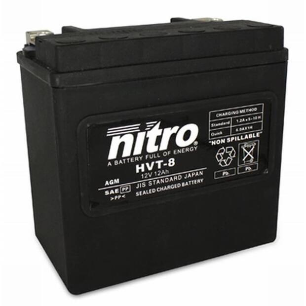 NITRO HVT-Batterie passend für HONDA TRX420 Fourtrax Rancher 4x4 Bj bis2013