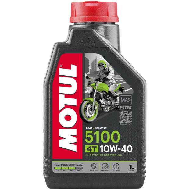 Motul 5100 10W40 Road/Off-road 1Liter 4 Takt Motoröl