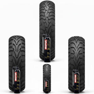 Reifenpannenspray Pannenspray Motul MC Care P3 – 300 ml Latex-Füllschaum für Motorrad & ATV