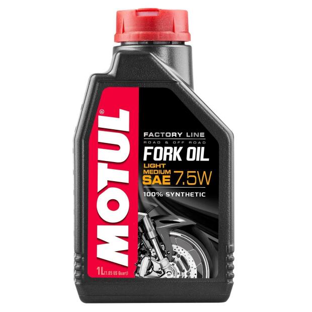 Gabelöl Motul Factory Line 1liter 7,5w medium/light synthetisch für USD-Gabeln