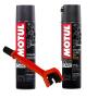 MOTUL Kettenpflegeset Kettenspray C3 off road + Kettenreiniger C1 + Kettenbürste