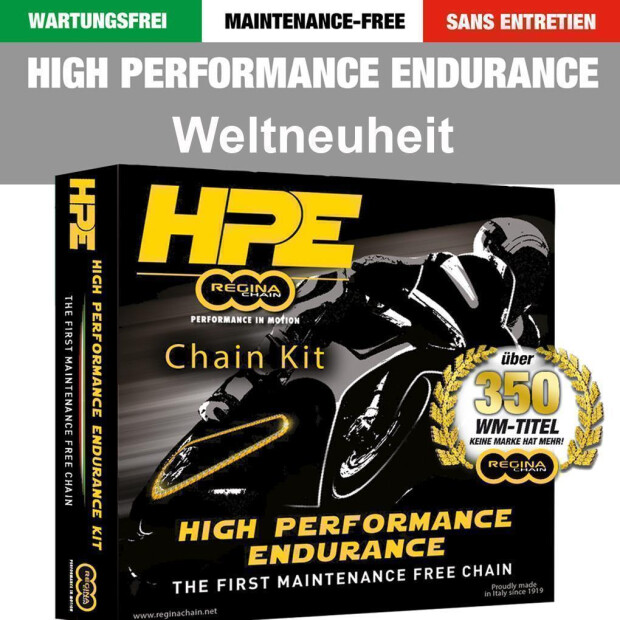 Chain & Sprocket Kit  for KTM LC4 400 E Enduro Regina mainteance free HPE gold race chain kit