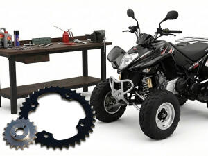 Sprocket kit for Kymco Maxxer KXR MXU 250 / 300 teeth 14 / 38