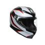 AGV Integralhelm K6 FLASH MATT BLACK/GREY/RED XXL  (63-64cm)