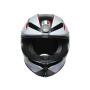 AGV Integralhelm K6 FLASH MATT BLACK/GREY/RED XXL  (63-64cm)