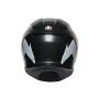 AGV Integralhelm K6 FLASH MATT BLACK/GREY/RED XXL  (63-64cm)