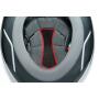 AGV Integralhelm K6 FLASH MATT BLACK/GREY/RED XXL  (63-64cm)
