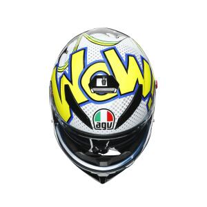 AGV Integralhelm K3 SV BUBBLE BLUE/WH/YELLOW FLUO XS  (53-54cm)
