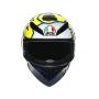 AGV Integralhelm K3 SV BUBBLE BLUE/WH/YELLOW FLUO XS  (53-54cm)