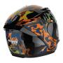 NOLAN Integralhelm N60-6 FOXTROT schwarz-blau-orange-oliv Gr. M