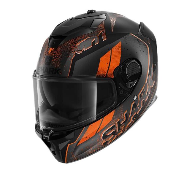 SHARK Integralhelm SPARTAN GT RYSER schwarz-orange matt Größe S