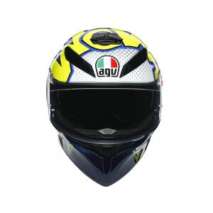AGV Integralhelm K3 SV BUBBLE BLUE/WH/YELLOW FLUO XXL  (63-64cm)
