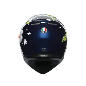 AGV Integralhelm K3 SV BUBBLE BLUE/WH/YELLOW FLUO XXL  (63-64cm)