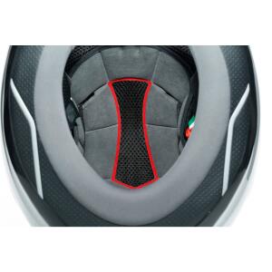 AGV Integralhelm K6 FLASH MATT BLACK/GREY/RED ML  (58cm)