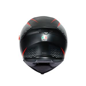 AGV Integralhelm K5 S THUNDER MATT BLACK/WHITE/RED XXL  (63-64cm)