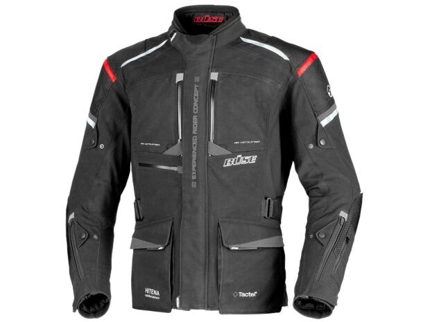 BÜSE Jacke NOVA schwarz/rot Größe 30