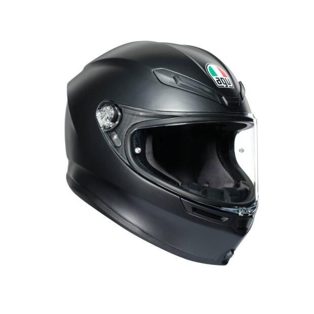 AGV Integralhelm K6 MATT BLACK XS  (53-54cm)