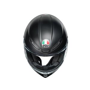 AGV Integralhelm K6 MATT BLACK XS  (53-54cm)