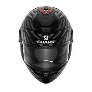SHARK Integralhelm SPARTAN GT E-BRAKE schwarz-grau-rot matt Größe XXL