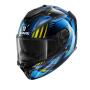SHARK Integralhelm SPARTAN GT REPLIKAN schwarz-blau-gelb glänzend Größe S