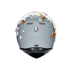 AGV Integralhelm K3 SV BUBBLE GREY/WHITE/RED MS  (57cm)
