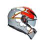 AGV Integralhelm K3 SV BUBBLE GREY/WHITE/RED MS  (57cm)