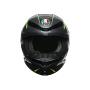 AGV Integralhelm K6 FLASH GREY/BLACK/LIME MS  (57cm)