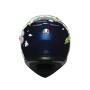 AGV Integralhelm K3 SV BUBBLE BLUE/WH/YELLOW FLUO L  (59-60cm)