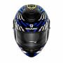 SHARK Integralhelm SPARTAN GT E-BRAKE schwarz-weiss-blau-gelb glänzend Größe XS