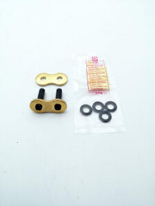 DID Kettenschloss Hohl-Nietschloss 525 ZVMX Gold doppelt verstärkt X-Ring