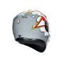 AGV Integralhelm K3 SV BUBBLE GREY/WHITE/RED XXL  (63-64cm)